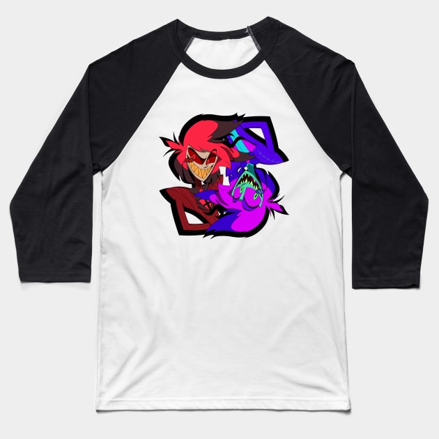 Alastor Baseball T-Shirt by CreepyChara